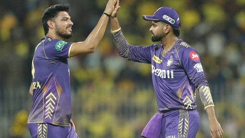 Chennai: IPL match between Chennai Super Kings and Kolkata Knight Riders at MA Chidambaram Stadium