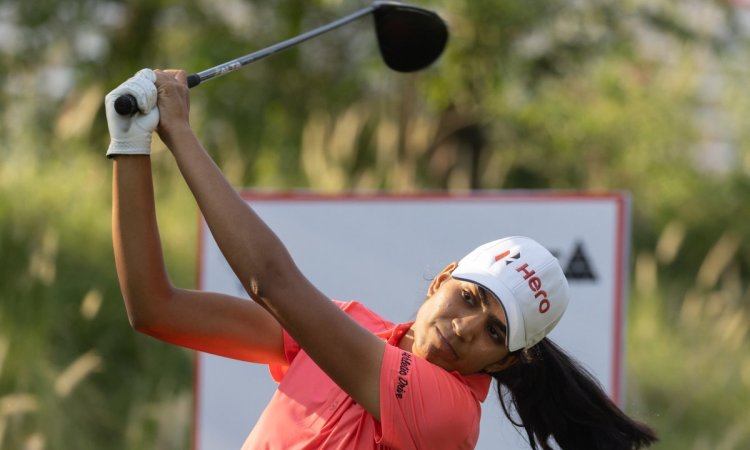 Diksha Dagar rises to tied 4th in Aramco Series London at the Par-73 Centurion Golf Club in London o