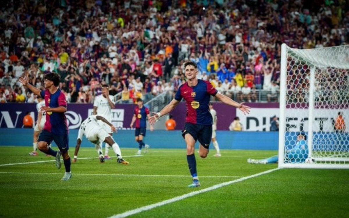 FC Barcelona Defeat Real Madrid 2-1 In El Clasico Friendly On Cricketnmore