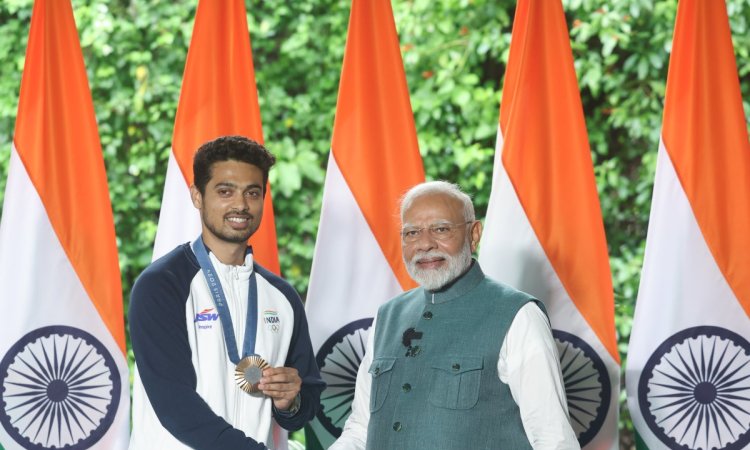 Felt positive energy and motivated after talking to PM Modi, says Paris Olympics medallist Swapnil K