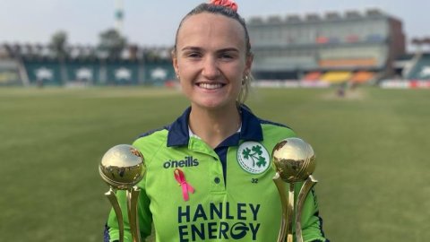 Gaby Lewis stars in Ireland women's historic T20I series victory over Pakistan in Lahore,