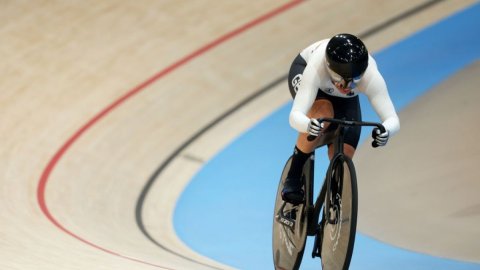 German Lea Friedrich sets new world record in track cycling women's sprint qualification in the Olym