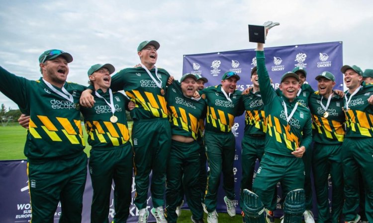 Guernsey beat Denmark to win ICC Men’s T20 World Cup Europe Sub-Regional Qualifier C