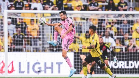 Inter Miami's Leagues Cup defense ends with 3-2 loss to Columbus Crew