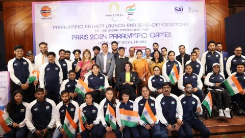 Largest-ever Indian contingent gets grand send-off for Paris 2024 Paralympics