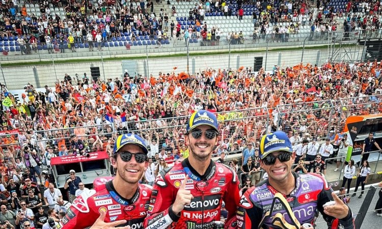 MotoGP: Pecco Bagnaia wins Austrian GP, reclaims sole lead in championship