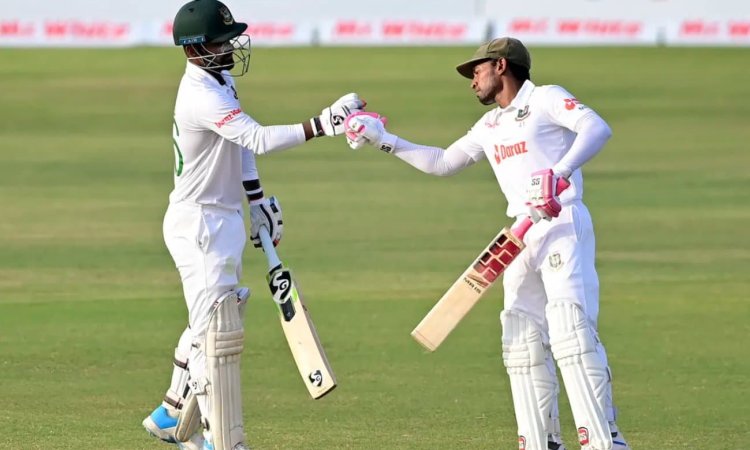 PAK vs BAN, 1st Test: முஷ்ஃபிக்கூர், லிட்டன் அரைசதம்; சரிவிலிருந்து மீண்ட வங்கதேசம்!