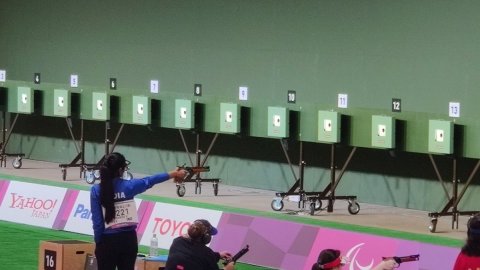 Paralympic shooting,Rubina Francis,