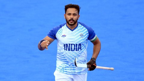 Paris : Men's Group B hockey match between India and New Zealand