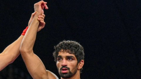 Paris Olympics: Aman Sehrawat enters semifinals of men's 57kg freestyle wrestling