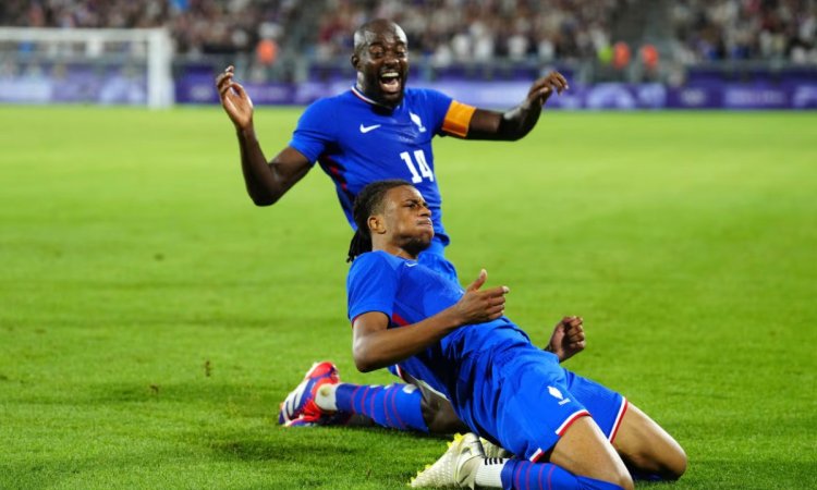 Paris Olympics: France beat Argentina to advance to men's soccer semis