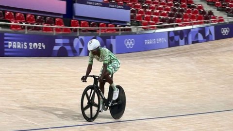 Paris Olympics: Sporting gesture by German cycling team allows Nigerian rider to compete on track