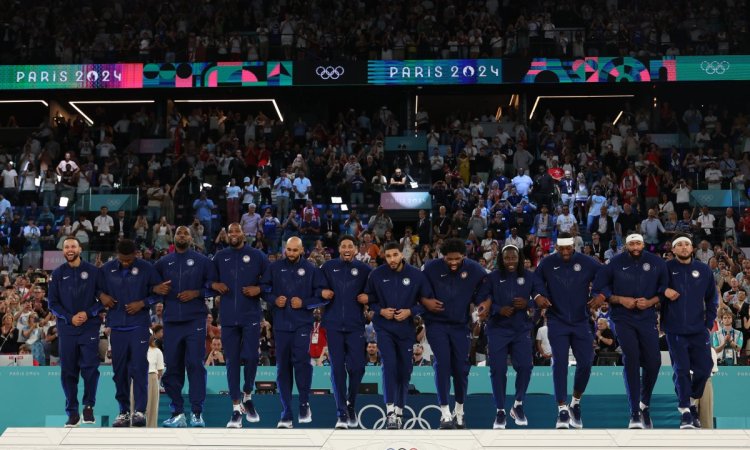 Paris Olympics: USA beat France to win fifth straight men's basketball gold