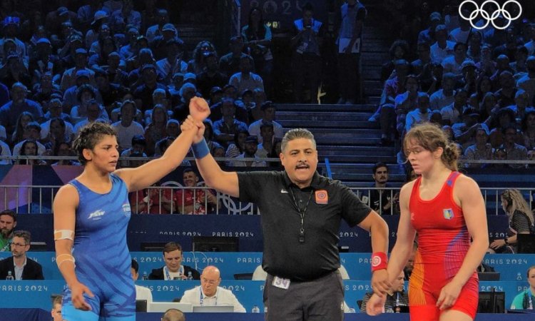 Paris Olympics: Wrestler Nisha Dahiya in quarters with 6-4 win over Ukraine’s Tetiana Sova