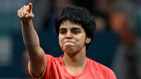 Paris : Women's teams quarterfinal table tennis match at the Paris Olympics 2024