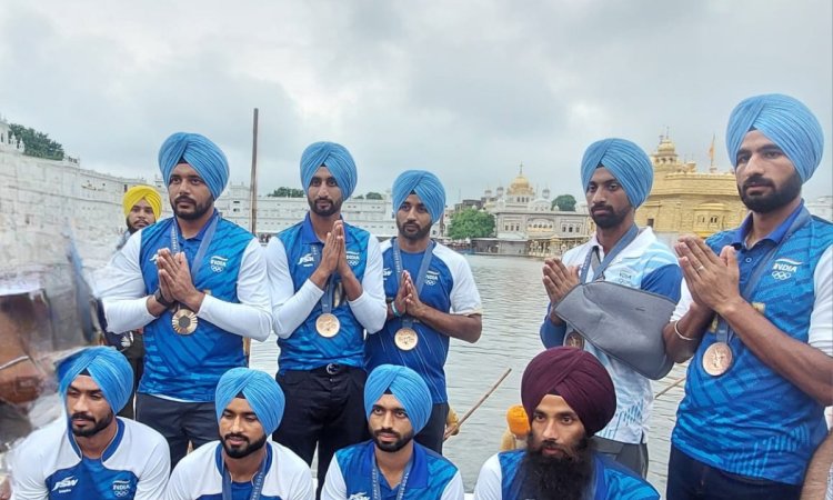 Punjab's hockey players return to Amritsar after winning Olympic bronze