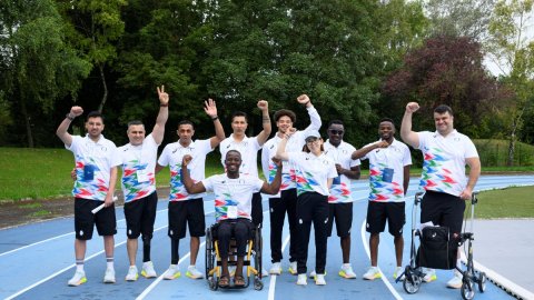 Refugee Paralympic Team gathers for training camp ahead of Paris 2024 Paralympics