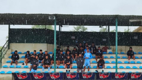 Ricky Meetei and teammates await more action in rain-drenched Kathmandu