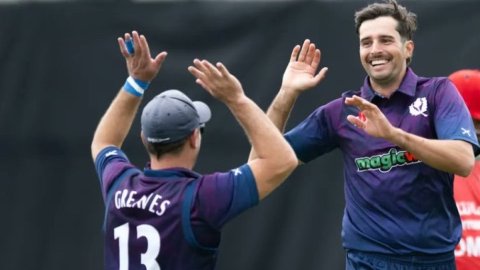 Scotland include Charlie Cassell and Jasper Davidson for T20I series against Australia