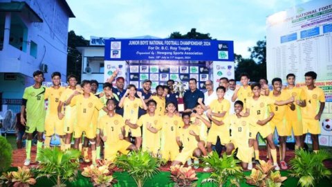 Telangana crowned champions of Junior Boys' National Football Championship