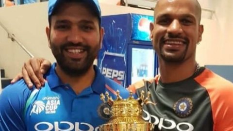 ‘You always made my job easier from the other end’: Rohit Sharma on Dhawan’s retirement 