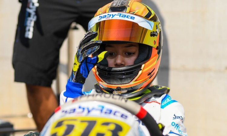 9-yr-old racer Atiqa Mir picks up nine places at WSK Super Cup Italy