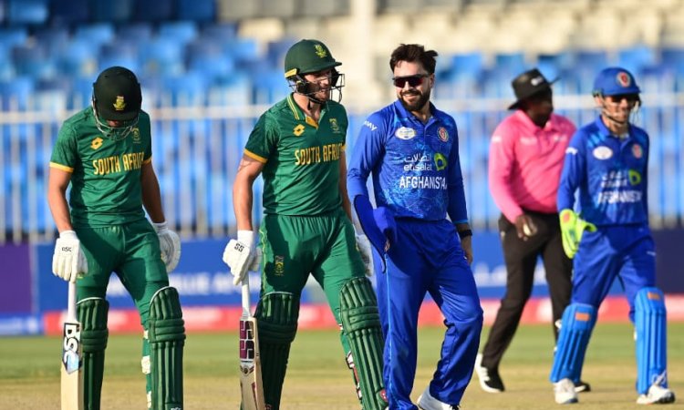 AFG vs SA, 1st ODI: தென் ஆப்பிரிக்காவை வீழ்த்தி வரலாறு படைத்தது ஆஃப்கானிஸ்தான்!