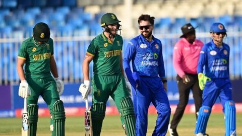 AFG vs SA, 1st ODI: தென் ஆப்பிரிக்காவை வீழ்த்தி வரலாறு படைத்தது ஆஃப்கானிஸ்தான்!