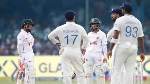 Bangladesh 107-3 at stumps on day 1 of second test vs India