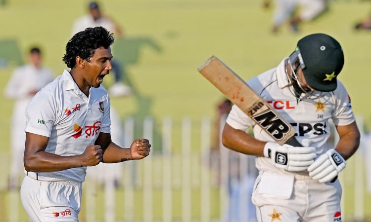 Hasan Mahmud first ever Bangladesh pacer to pick up a 5fer against Pakistan in Tests