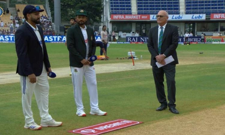 Bangladesh opt to bowl first against India in first test at Chennai 