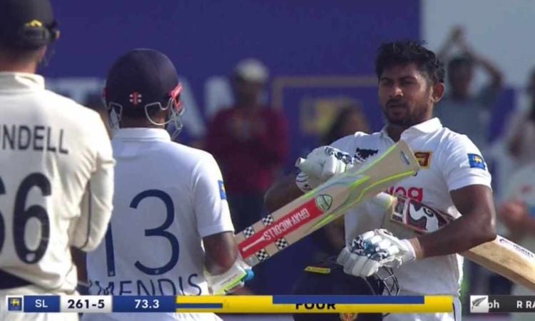 Kamindu Mendis equals don bradman and sunil Gavaskar's record in first test vs new zealand