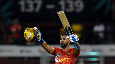 Nicholas Pooran's hundred gave Trinbago Knight Riders a big win over table-toppers Guyana Amazon War