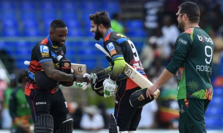 CPL 2024: Antigua and Barbuda Falcons Beat St Kitts and Nevis Patriots By 2 Wickets!