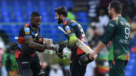 CPL 2024: Antigua and Barbuda Falcons Beat St Kitts and Nevis Patriots By 2 Wickets!