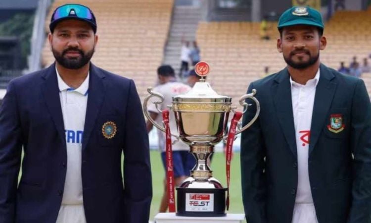 India vs Bangladesh 2nd Test Toss Delayed due to wet outfield 