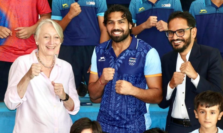 British envoy visits boxing academy in Kurukshetra