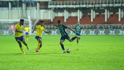 Calicut FC and Thiruvananthapuram Kombans FC play a draw in Super League Kerala