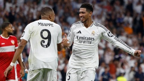 Champions League: Bellingham hails Mbappe as 'huge player' for Real Madrid after win over Stuttgart