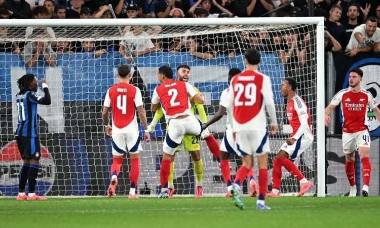 Champions League: Raya's double save earns Arsenal goalless draw at Atalanta