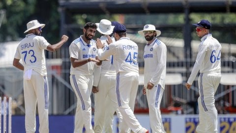 Chennai : Second day of the first Cricket Test Match Between India And Bangladesh