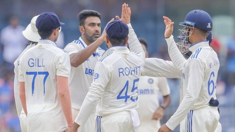 Chennai : Third day of the first Cricket Test Match Between India And Bangladesh