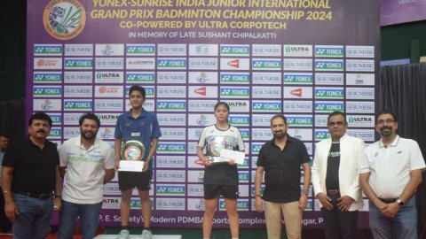 Chieh, Tamiri win titles at India Junior International Badminton Tournament