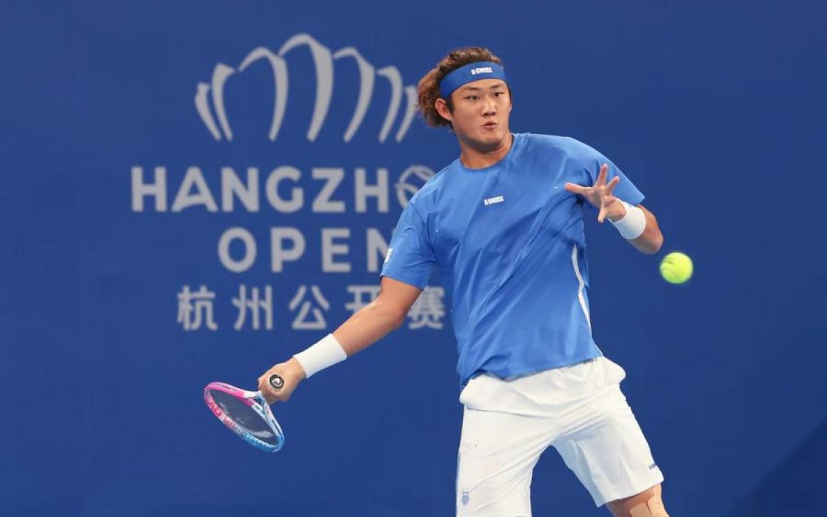 China's Zhang Wins Chinese Derby To Reach First ATP Tour Final In