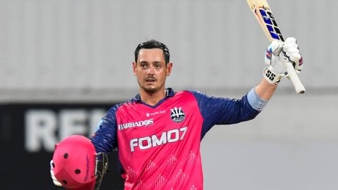  Quinton de kock creates history against Guyana Amazon Warriors in CPL 2024 Clash