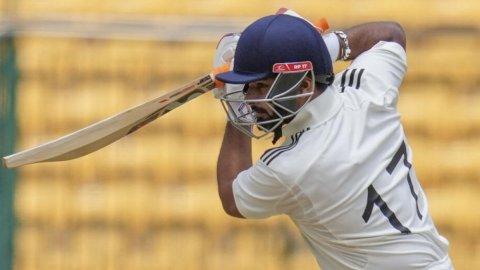 Duleep Trophy: Rishabh Pant’s counterattacking 61 helps India B take lead to 240 runs