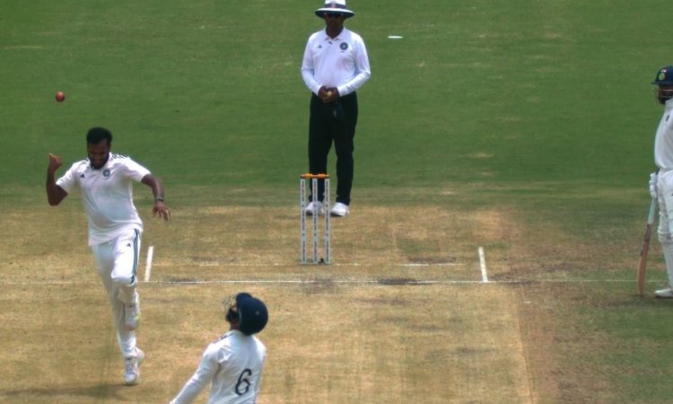 Duleep Trophy: Suthar’s five-for lead India C's fightback after Iyer, Padikkal smash fifties