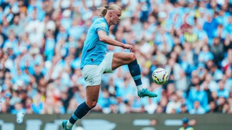 Erling Haaland’s brace guides Man City to 2-1 win over Brentford