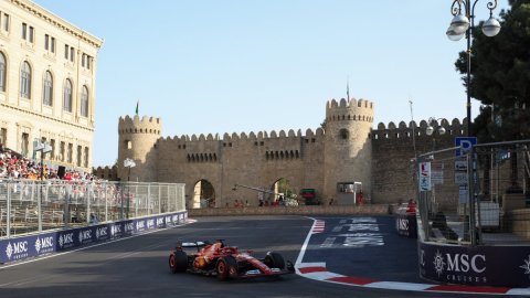 F1 Qualifying: Charles Leclerc secures fourth consecutive pole in Baku