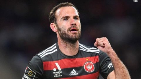 Football: Juan Mata joins Western Sydney Wanderers on one-year deal